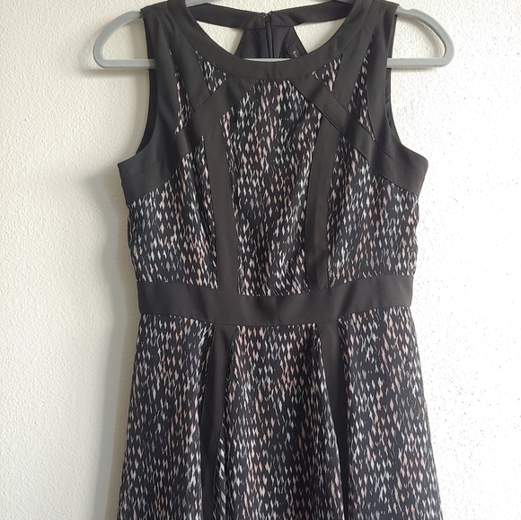 Banana Republic Factory Petite Black Sleeveless Mini Cocktail Dress Size 4P - Picture 3 of 15